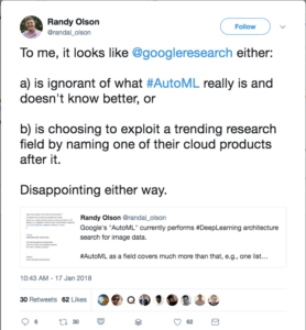 Google Cloud AutoML twitter